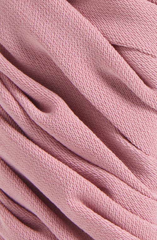 Tasha Ruched Satin Headband In Pink