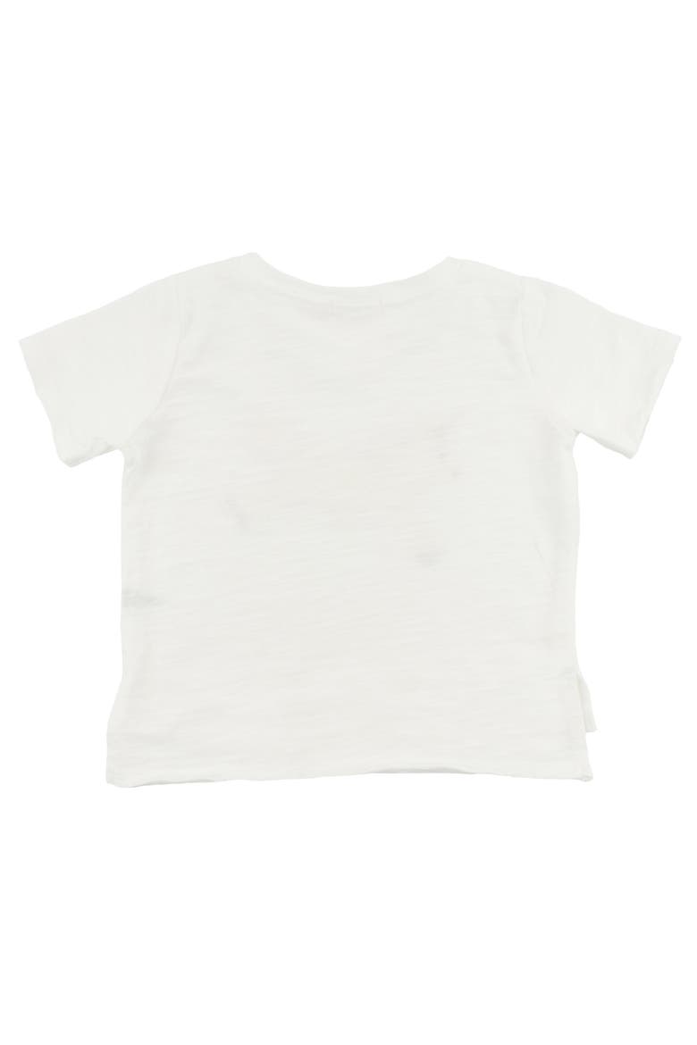 Unicorn Raw Edge T-Shirt, Alternate, color, Cream