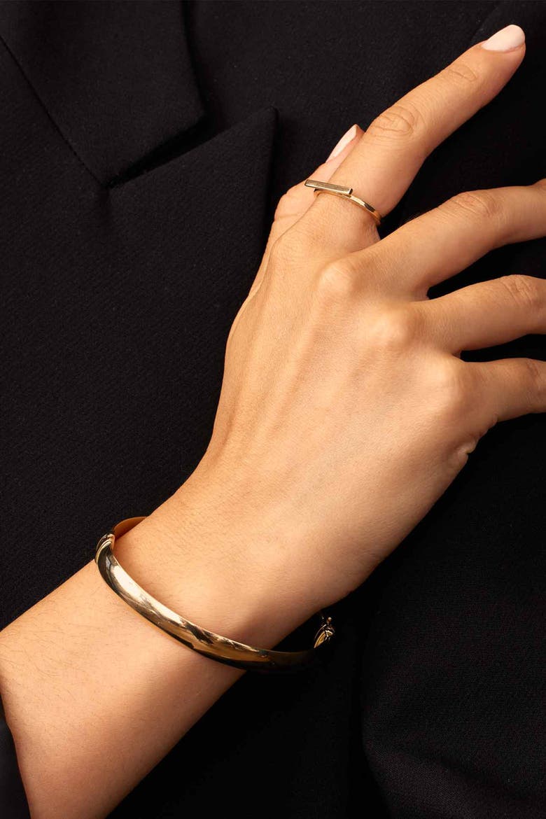 14K Yellow Gold The One Statement Bangle, Alternate, color, Yellow Gold