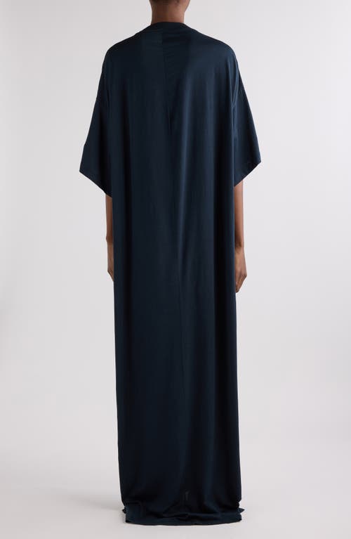 Balenciaga Cocoon T-shirt Dress In Blue