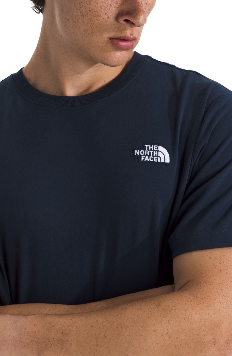 The North Face Evolution Simple Dome Cotton T-Shirt, Alternate, color, Summit Navy