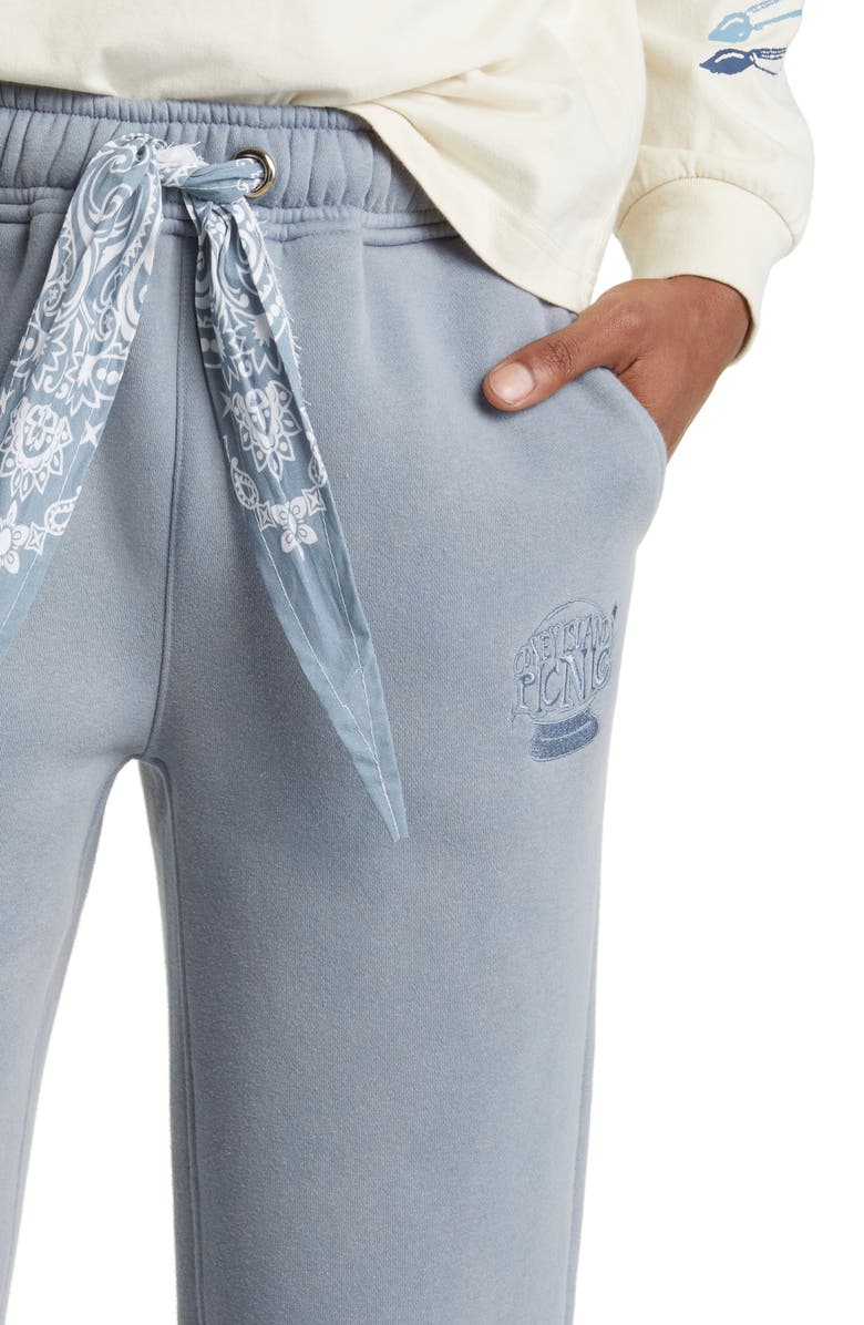 CONEY ISLAND PICNIC Cowboy Bandana Split Hem Sweatpants, Alternate, color, 