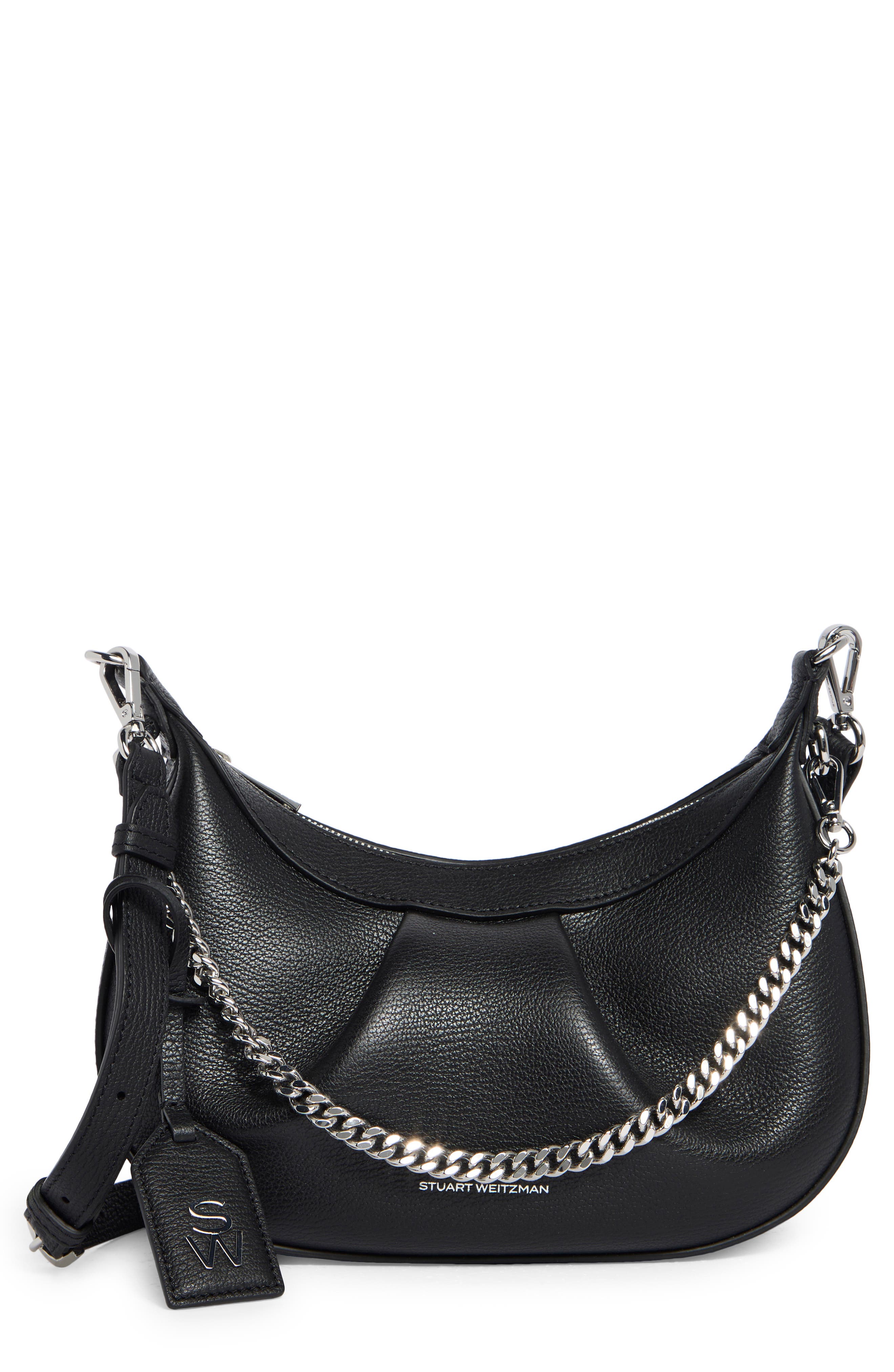 Stuart Weitzman Stellar Crescent Bag, Main, color, 