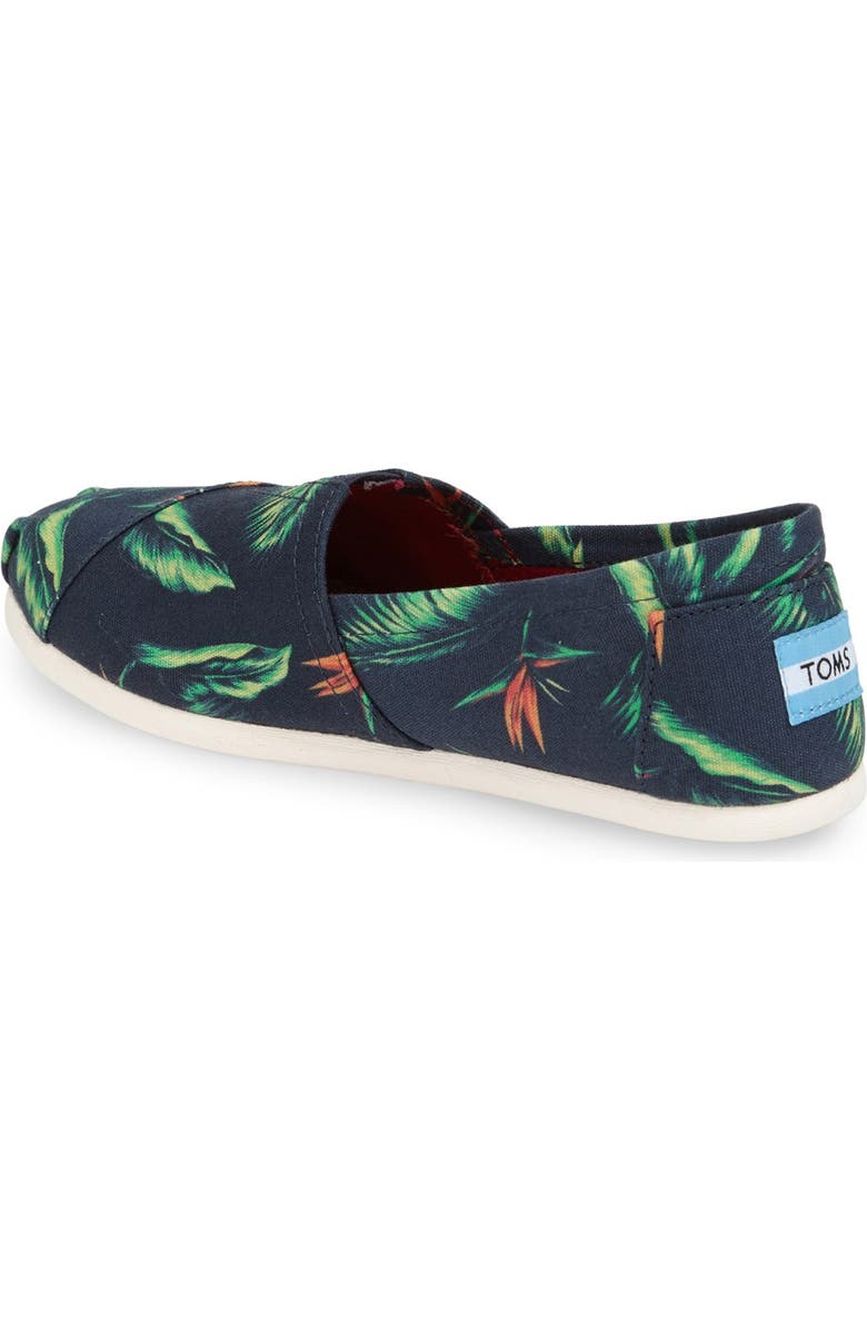 TOMS Classic - Birds of Paradise Slip-On, Alternate, color,