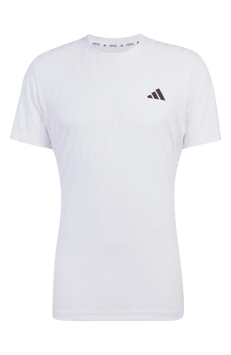 adidas FreeLife Tennis T-Shirt, Alternate, color, White