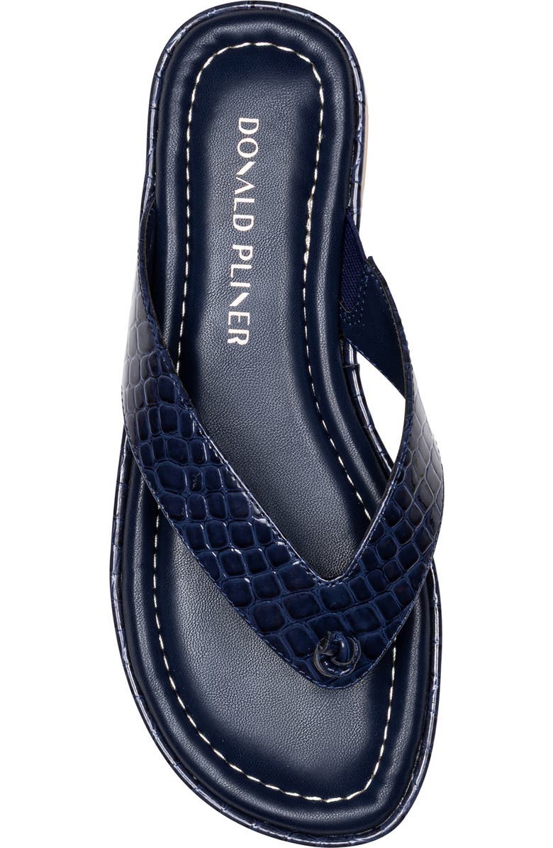 Donald Pliner Thong Sandal, Alternate, color, Navy