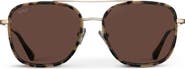 WMP Eyewear Gia - 54mm Oversized Square Aviator Polarized Sunglasses