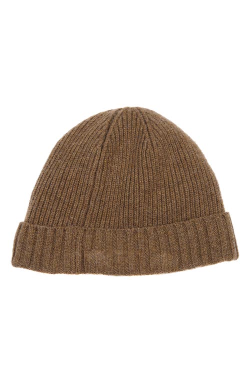 Barbour Carlton Wool Blend Beanie In Brown