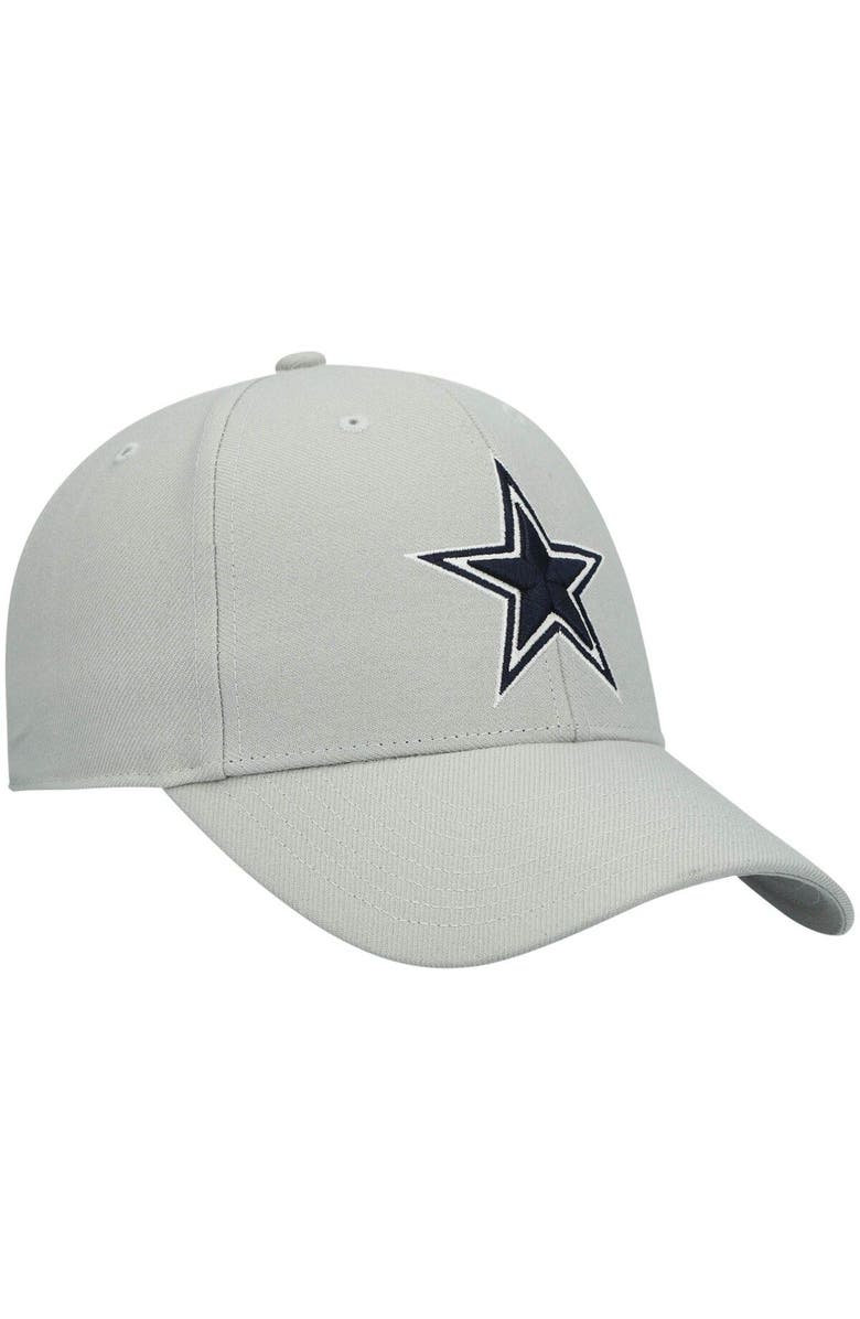 '47 Men's '47 Gray Dallas Cowboys MVP Secondary Logo Adjustable Hat, Alternate, color, Gray