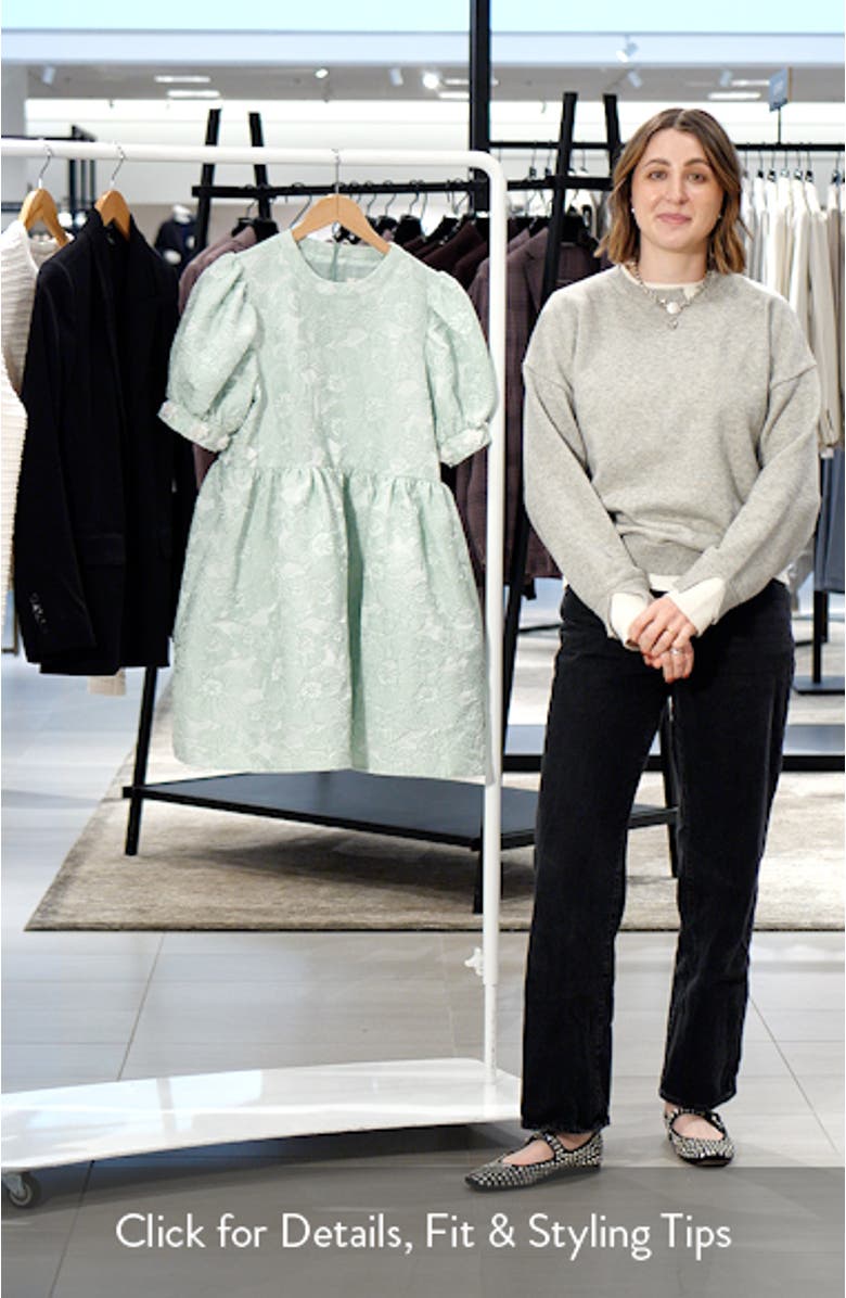 Plume Jacquard Minidress, sales video thumbnail