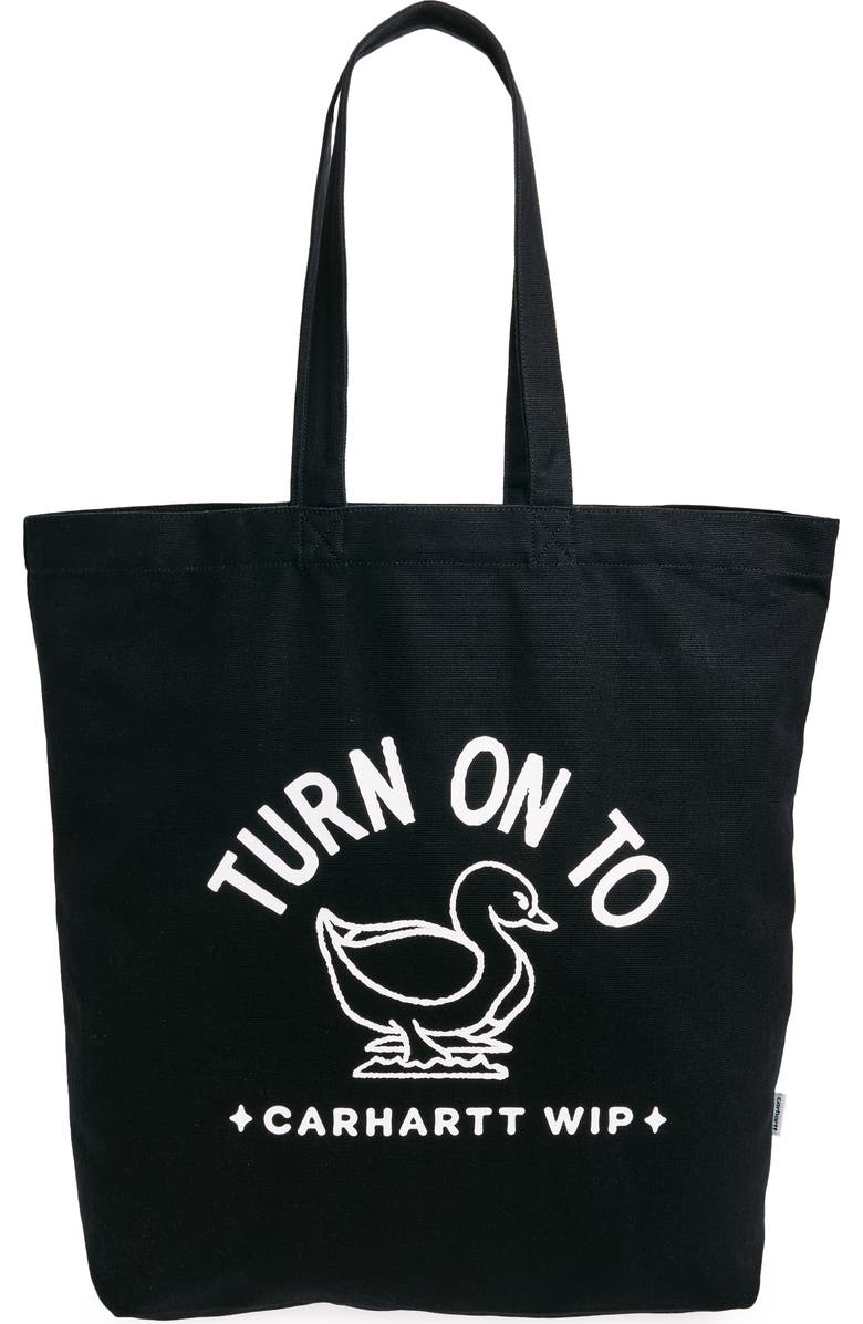 Carhartt Work In Progress Stamp Canvas Tote, Main, color,