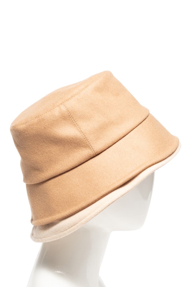 Suzuki Bucket Hat, Alternate, color, CAMEL/ CREAM