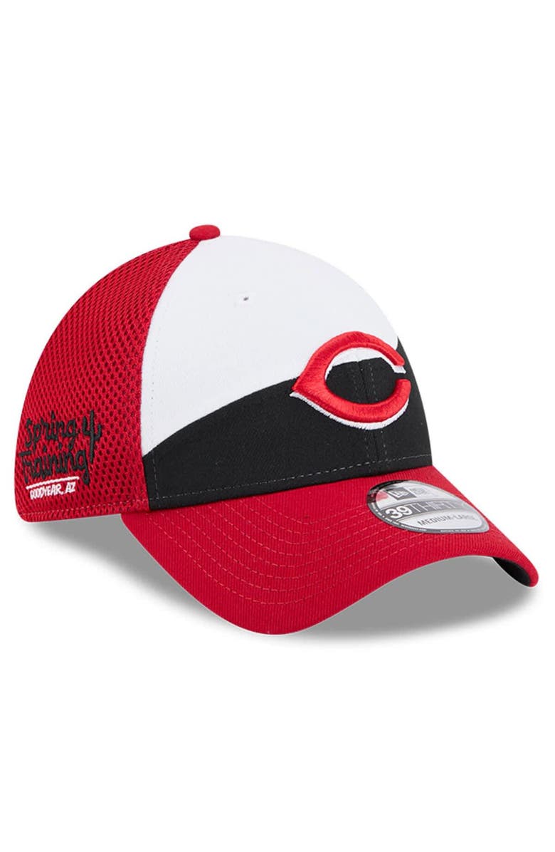 New Era Men's New Era  Red/Navy Cincinnati Reds 2025 Spring Training 39THIRTY Flex Hat, Alternate, color, 