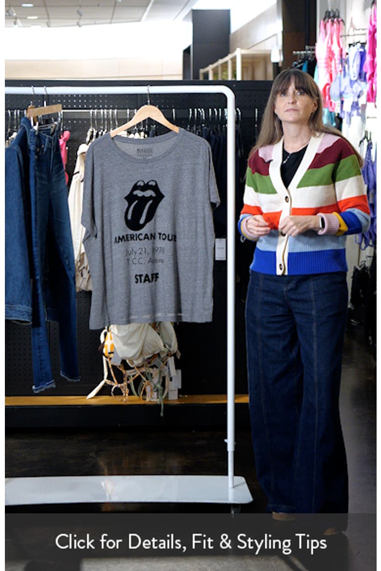 Rolling Stones Graphic Boyfriend T-Shirt video