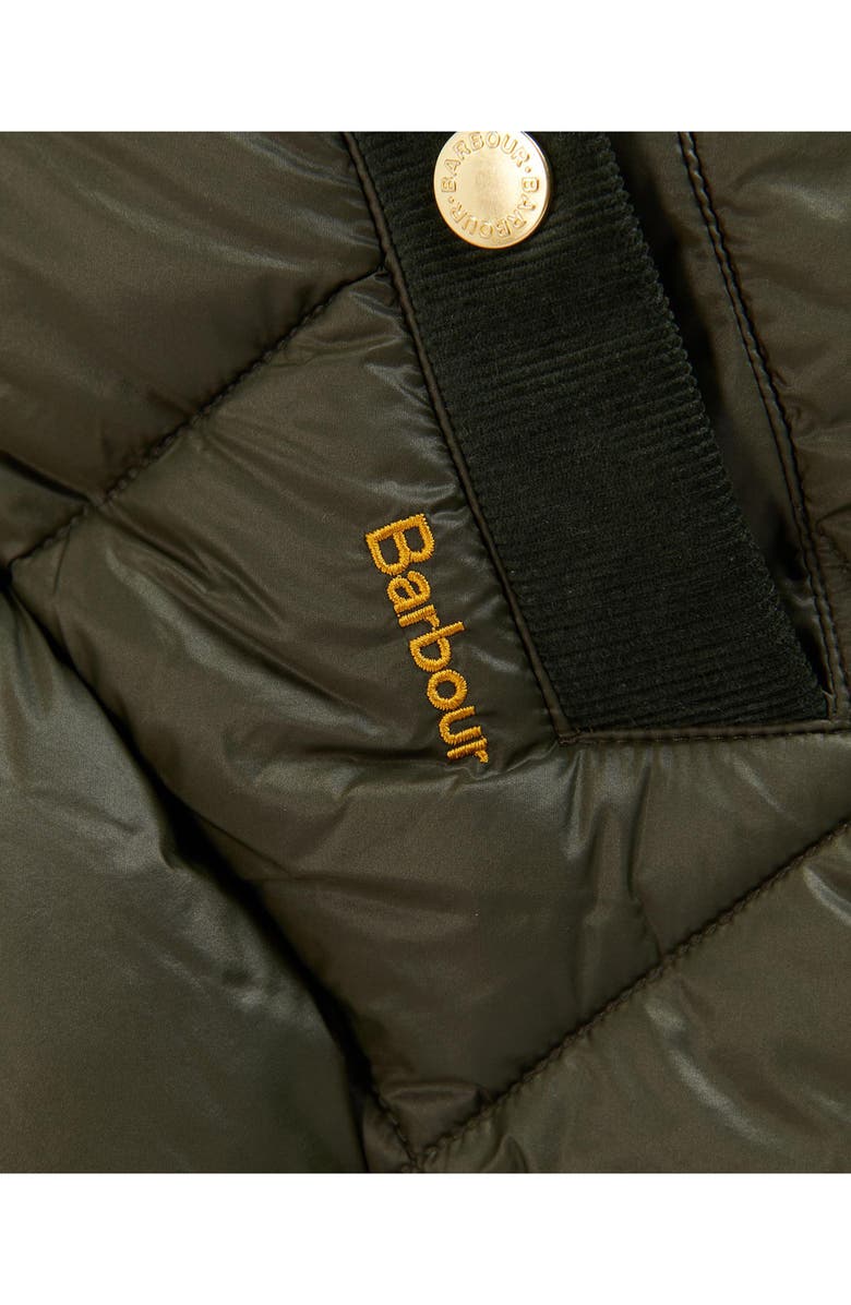 Barbour Tolsta Quilted Jacket with Faux Shearling Trim, Alternate, color,
