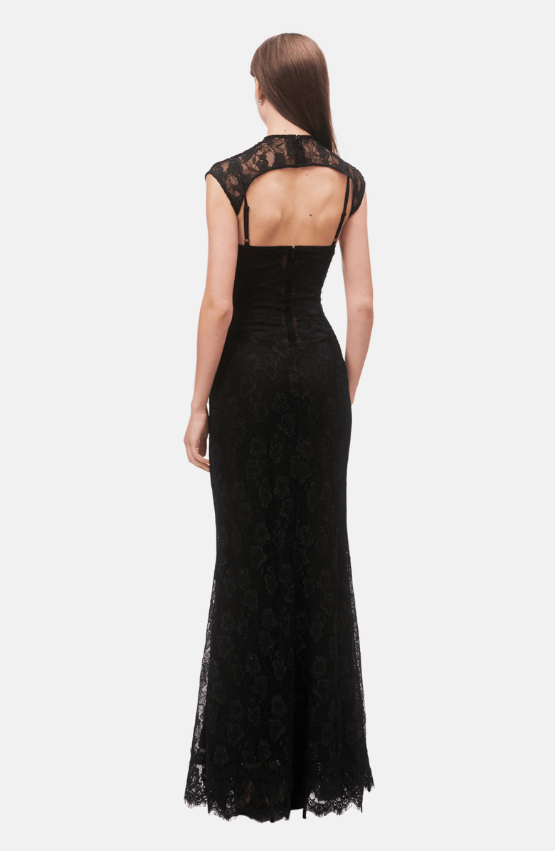 OW Collection Brisa Maxi Dress, Alternate, color, Black