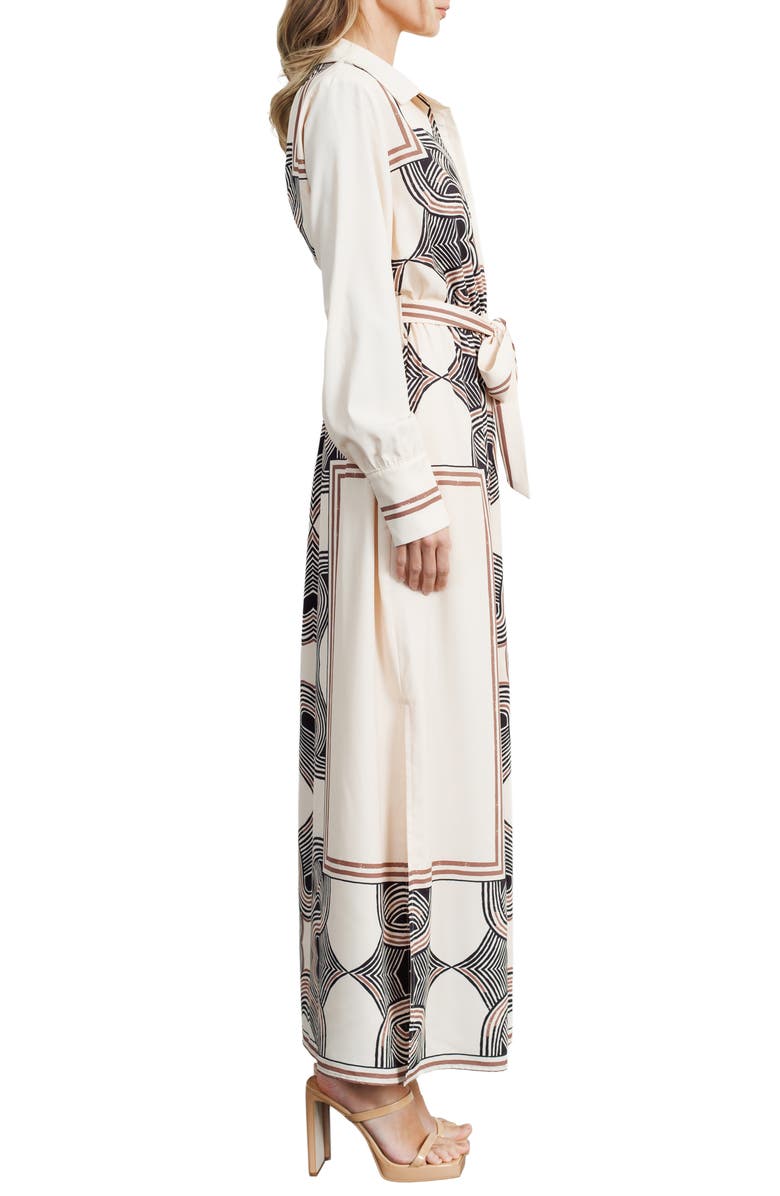 CIEBON Clamena Long Sleeve Maxi Dress, Alternate, color, Cream