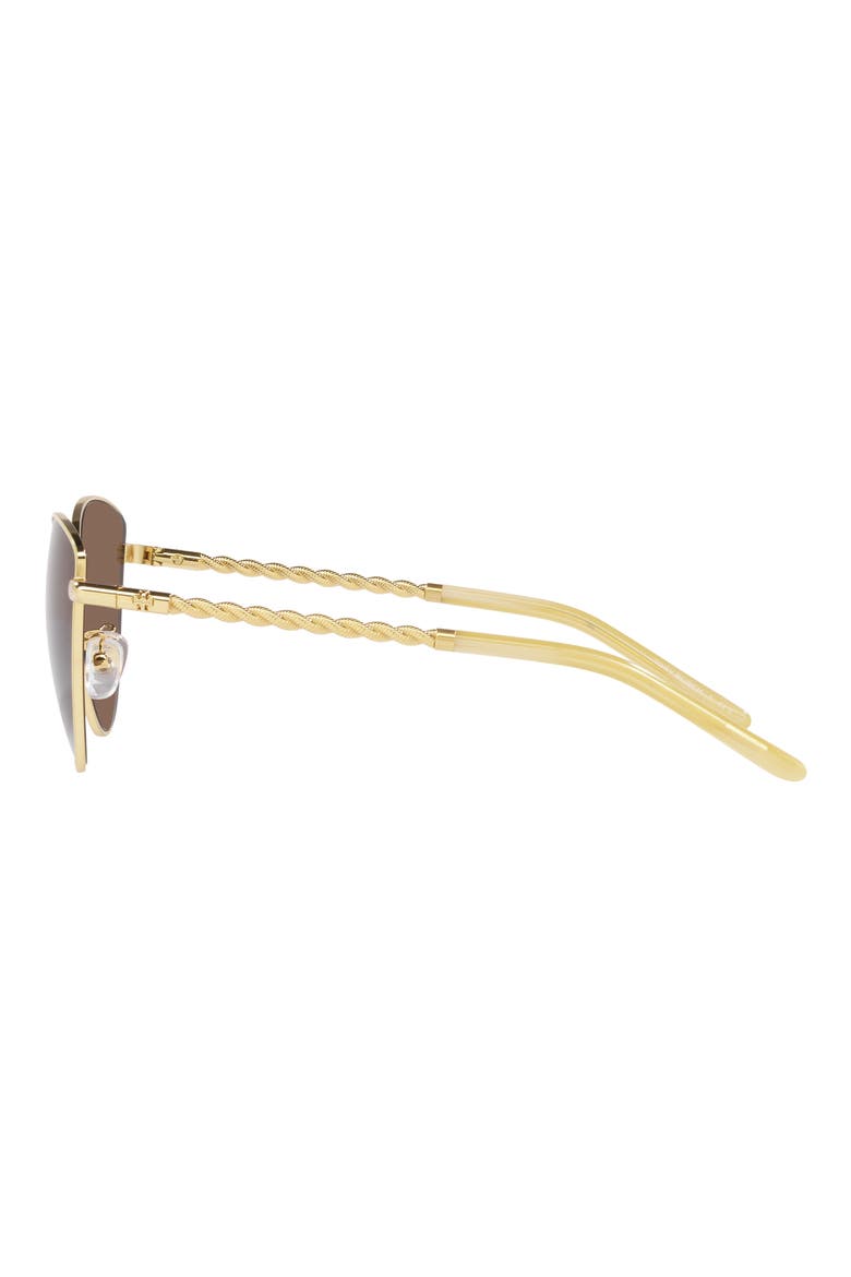56mm Cat Eye Sunglasses, Alternate, color, MILKY IVORY
