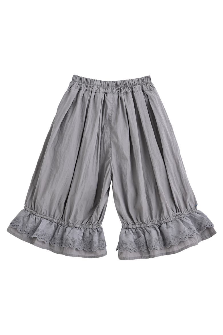Ruffled Short Set, Alternate, color, Grey