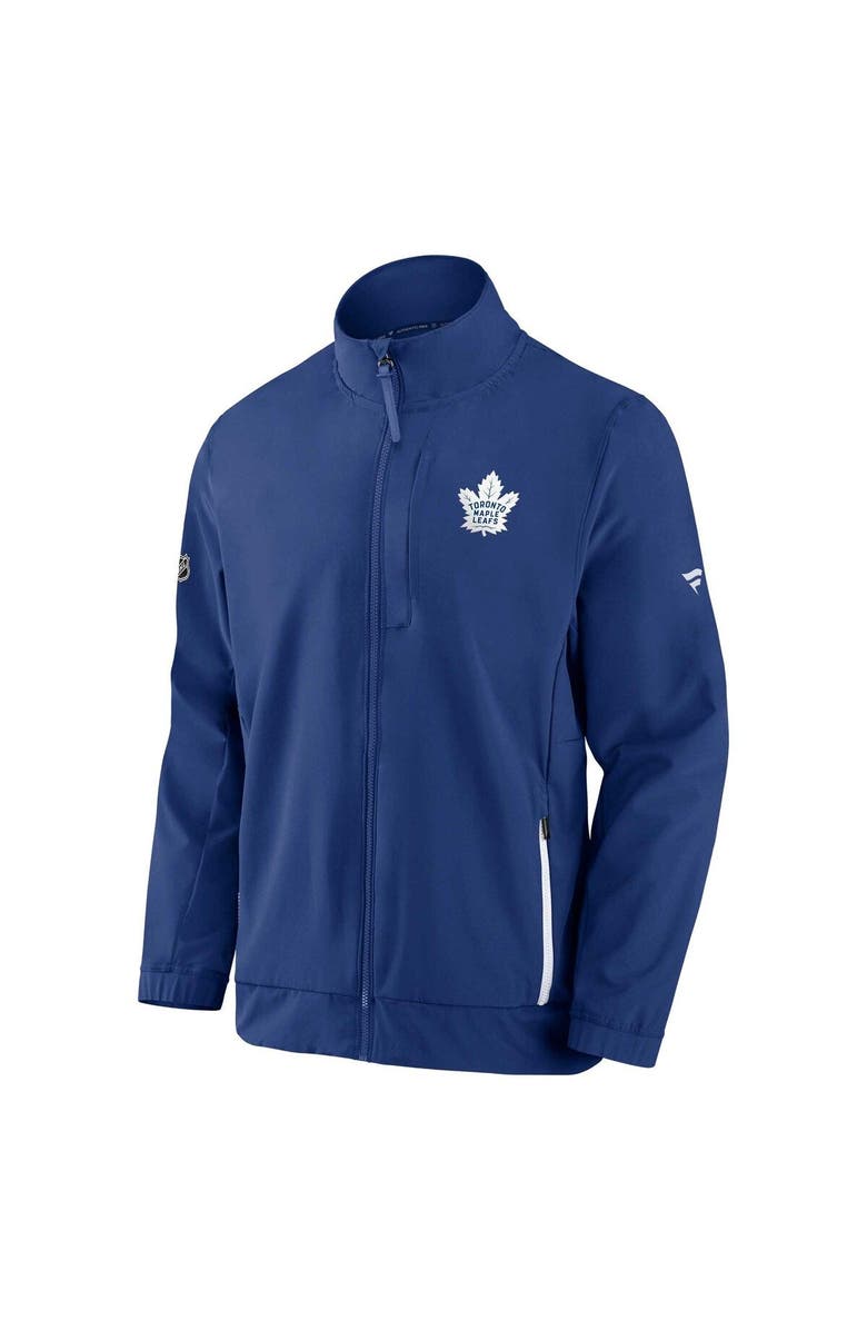 FANATICS Men's Fanatics Branded Blue Toronto Maple Leafs Authentic Pro Rink Coaches Full-Zip Jacket, Alternate, color, Blue