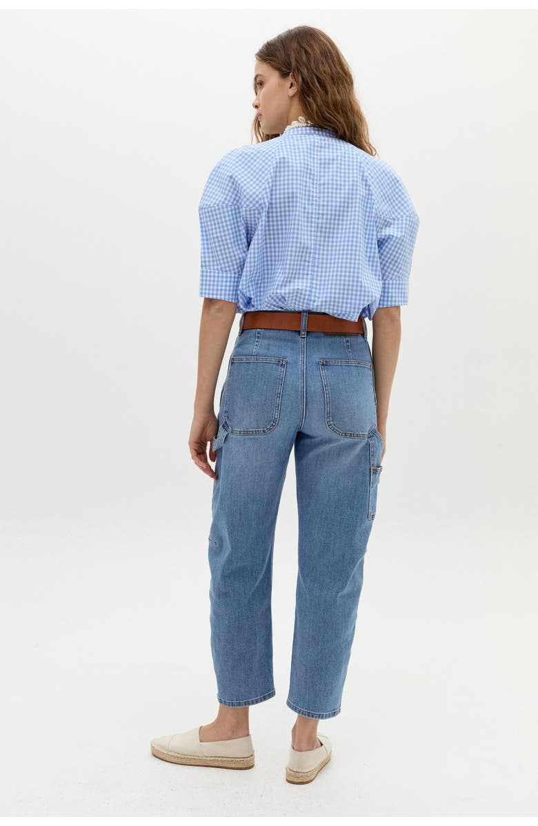 LANHTROPY Ambar Denim Pants, Alternate, color, Washed Indigo