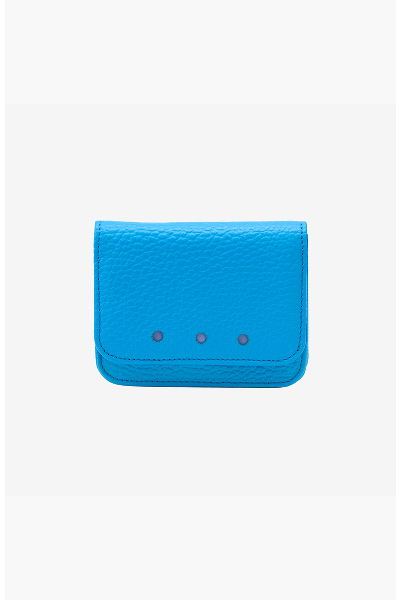 Ascot Flapover Card Case, Main, color, Azure