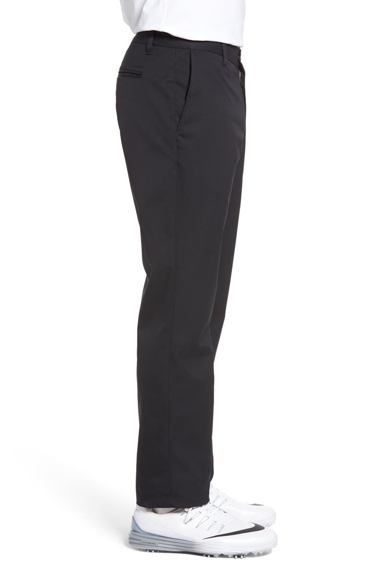 Highland Slim Fit Golf Pants, Alternate, color, BLACK