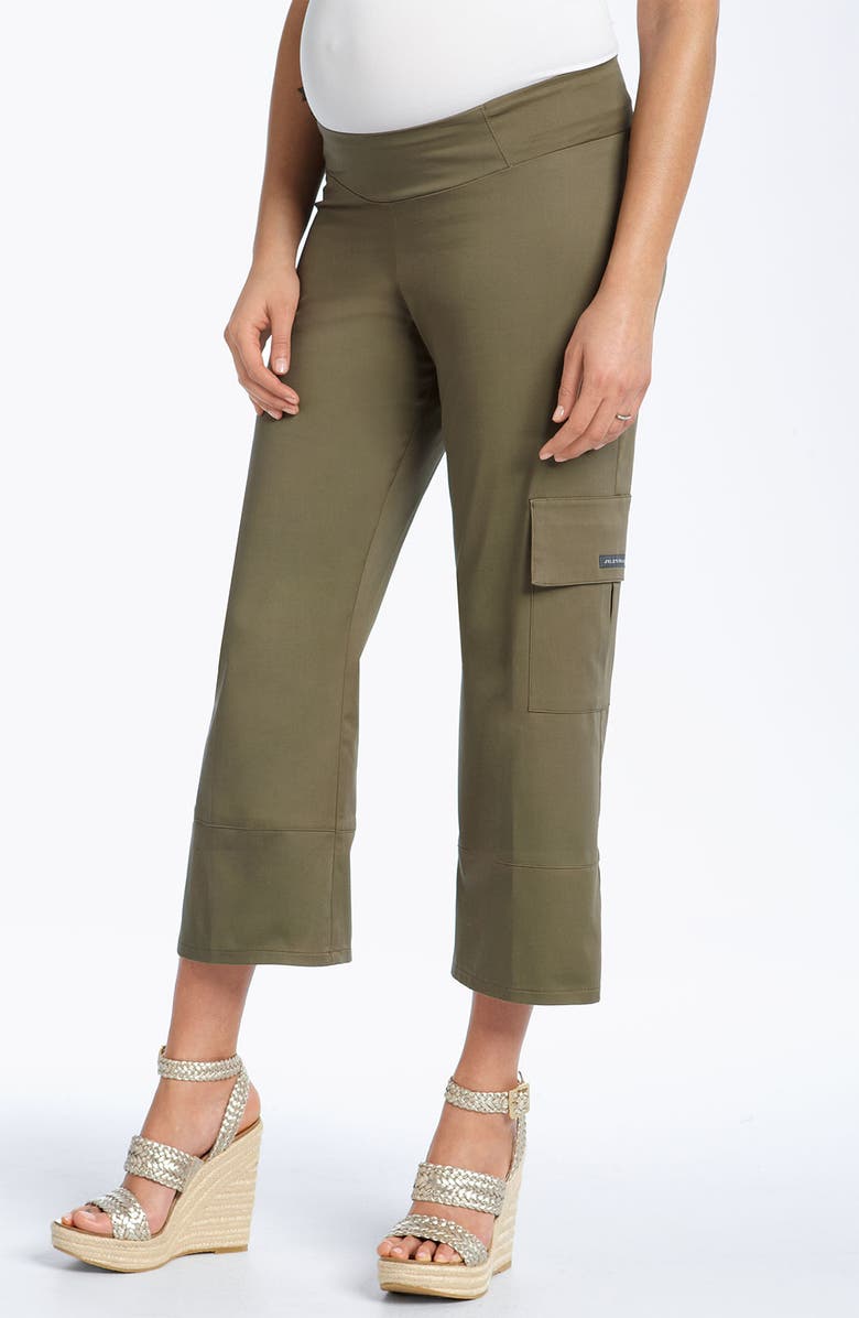 Juliet Dream Maternity Crop Cargo Pants, Main, color, 