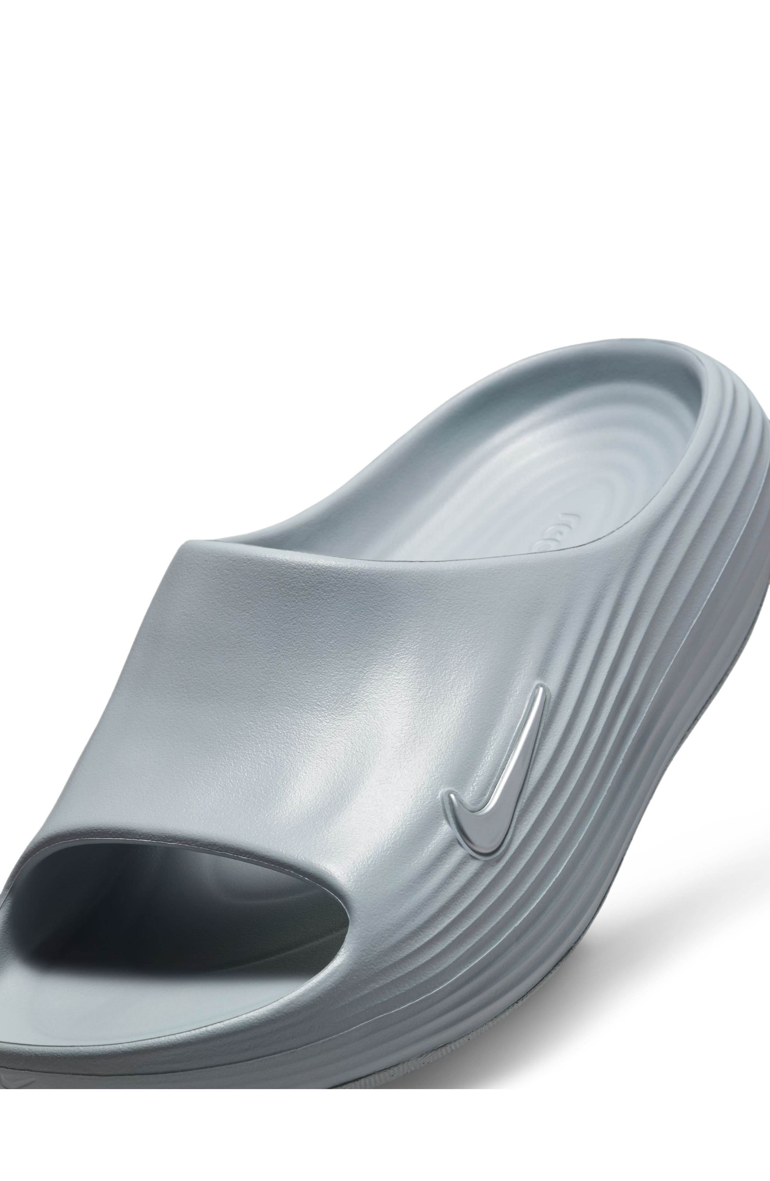 Nike ReactX Rejuven8 Slide, Alternate, color, Wolf Grey/ Wolf Grey