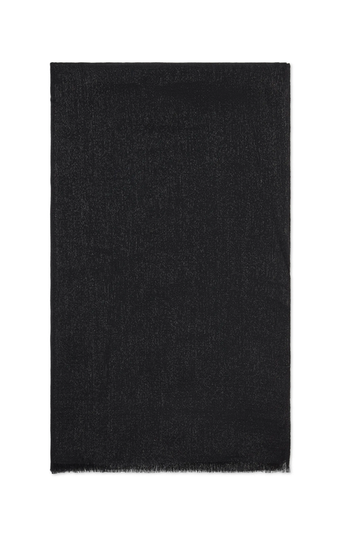 Brunello Cucinelli Cashmere And Silk Sparkling Scarf In Black