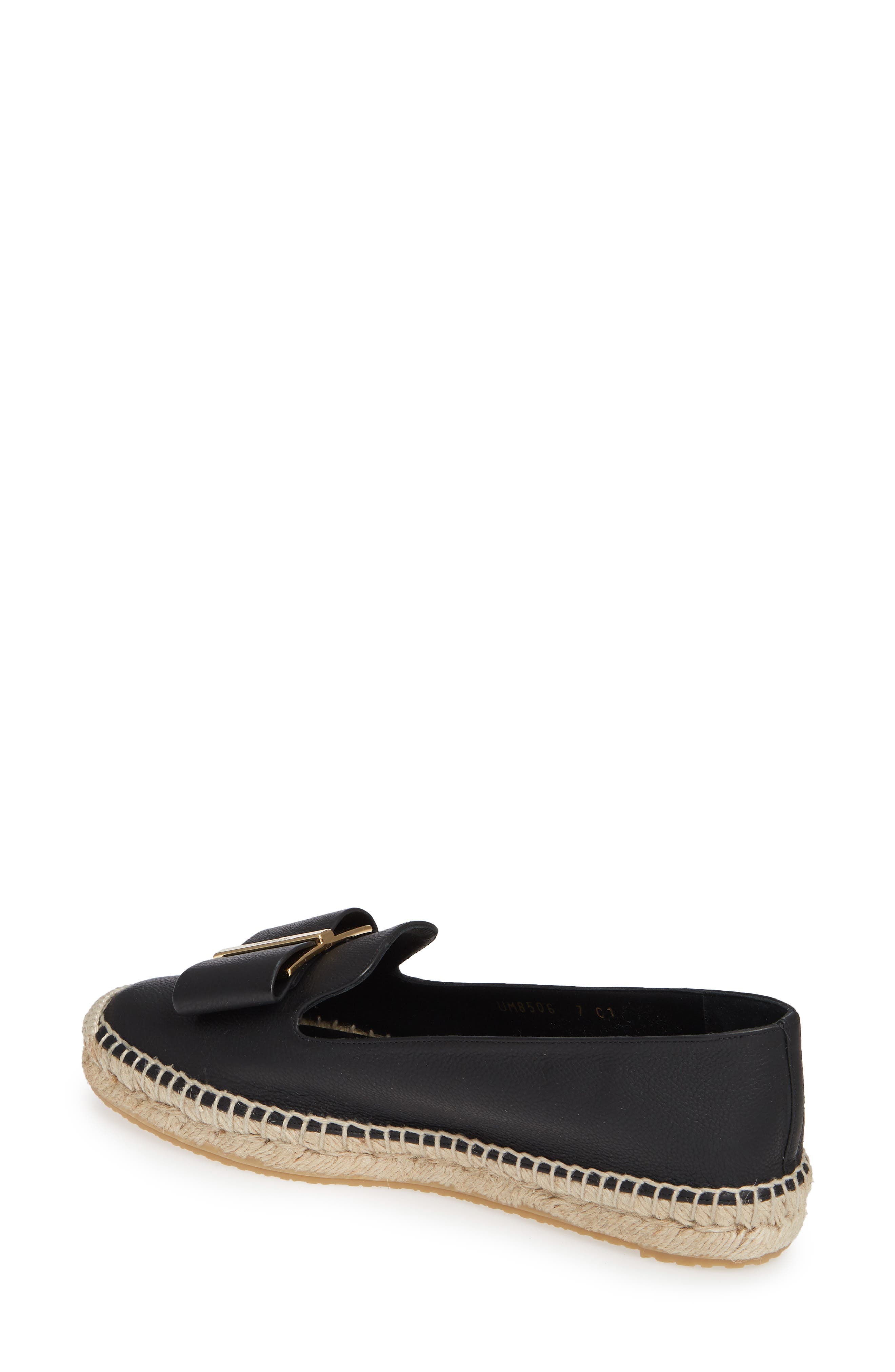 FERRAGAMO Salvatore Ferragamo Sannio Bow Espadrille Flat, Alternate, color, 