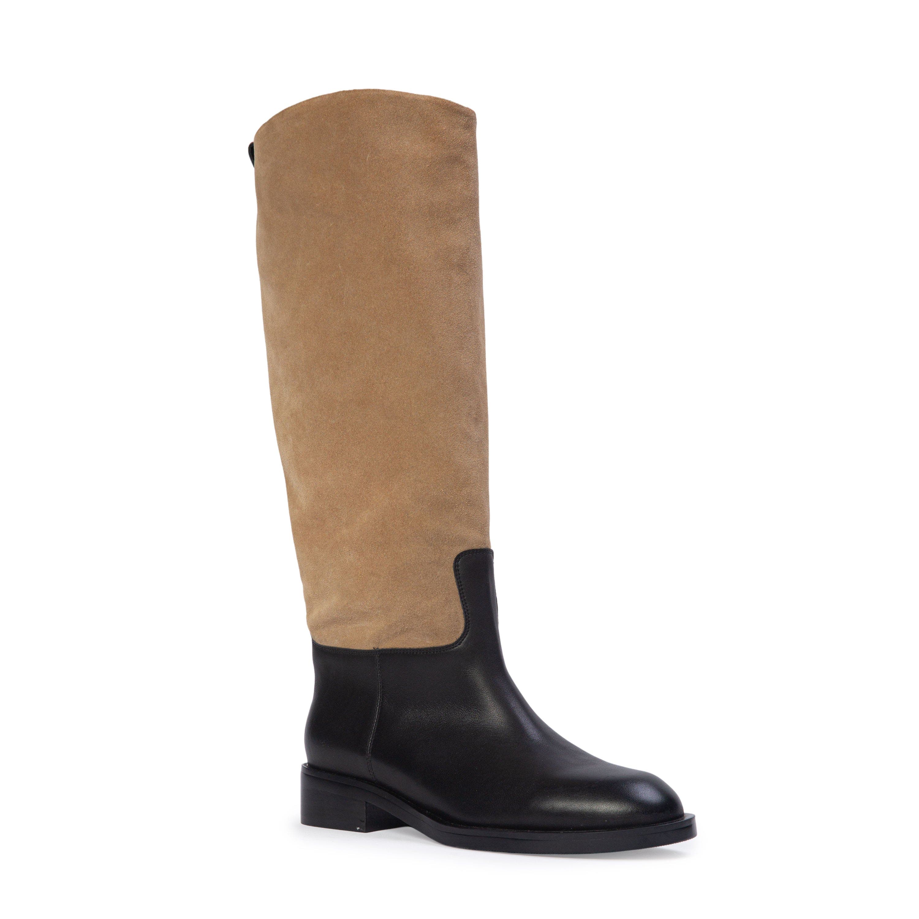Pace 40 Boot, Alternate, color, Latte Suede / Black Leather
