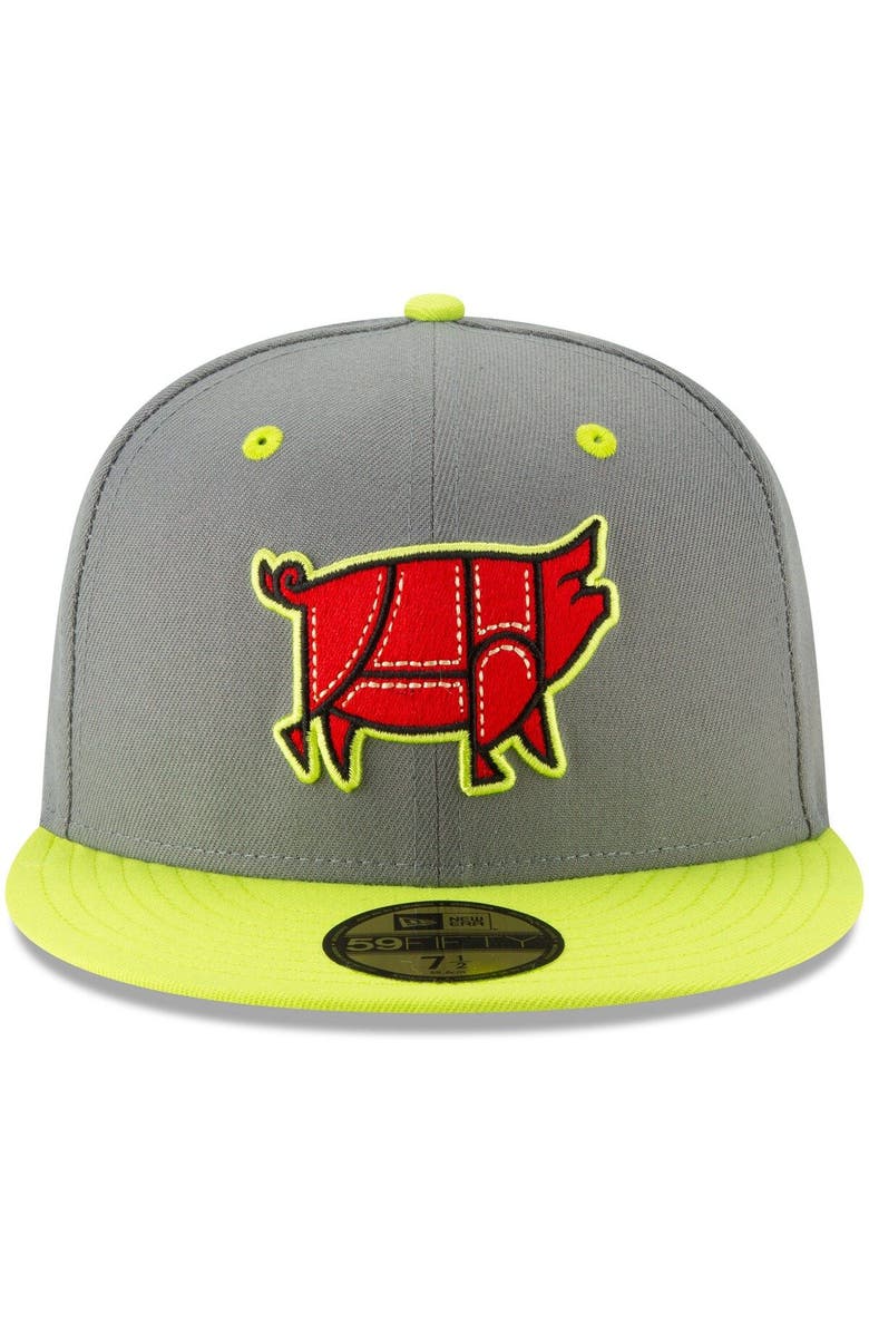 New Era Men's New Era Gray/Green Columbia Chicharrones Copa de la Diversion 59FIFTY Fitted Hat, Alternate, color, Gray