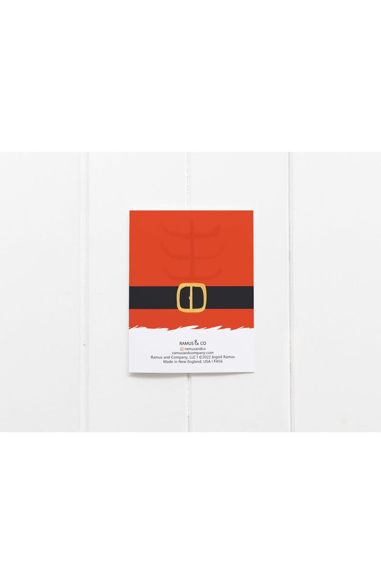Ramus & Co Holiday Winter Card Pack (3ct) Santa Working Out, Alternate, color, Multi-Pack