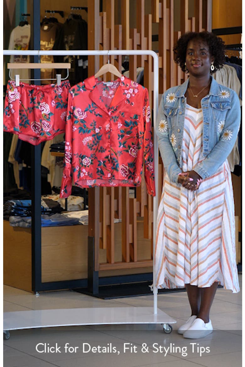 Phoenix Long Sleeve Satin Short Pajamas video