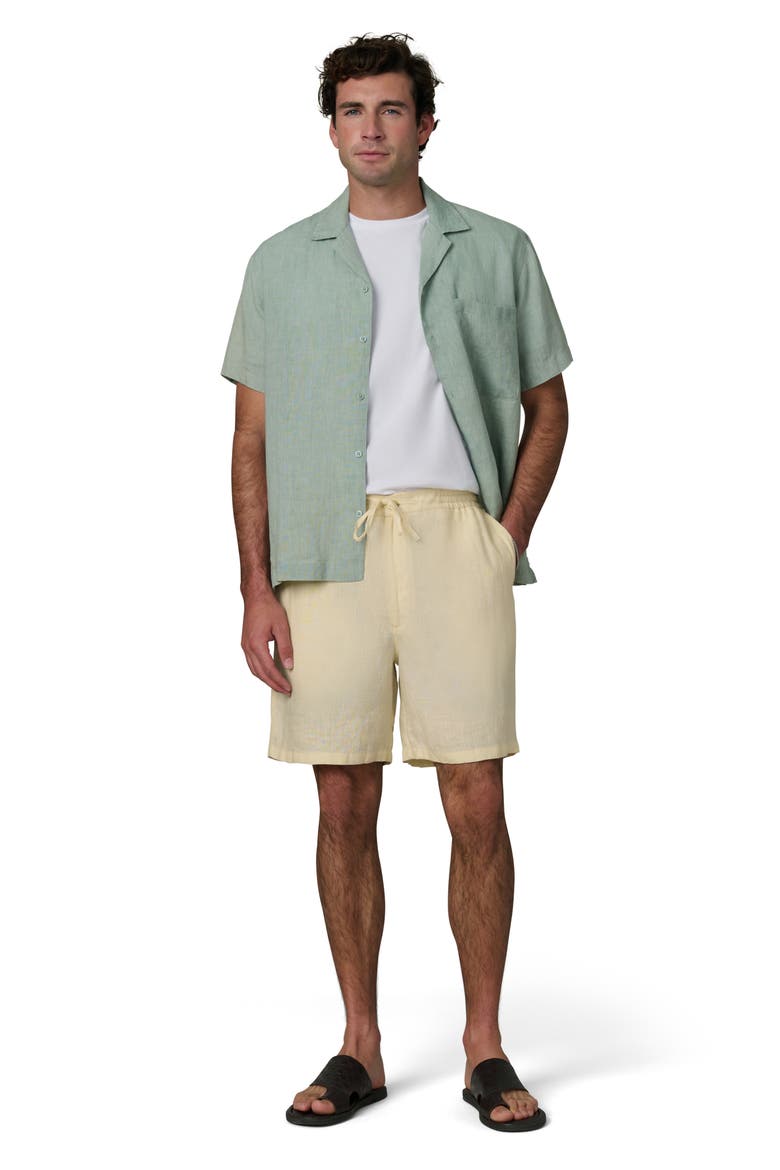 Linen Drawstring Shorts, Alternate, color, SUMMER SAND
