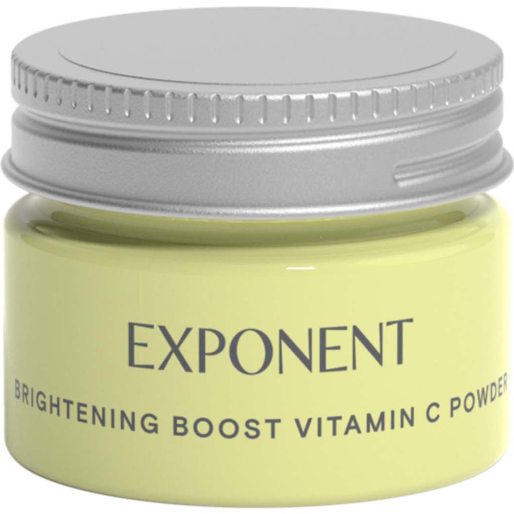 Exponent Beauty Brigthening Boost Vitamin C Powder Refill In Yellow