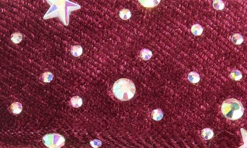 Cara Kids' Jewel Headband In Burgundy