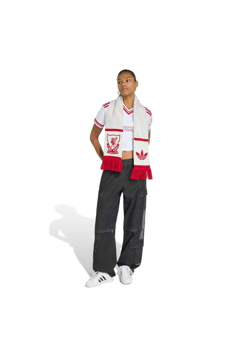 Women's adidas White Liverpool 2026/27 Away Cropped Replica Jersey, Alternate, color, White