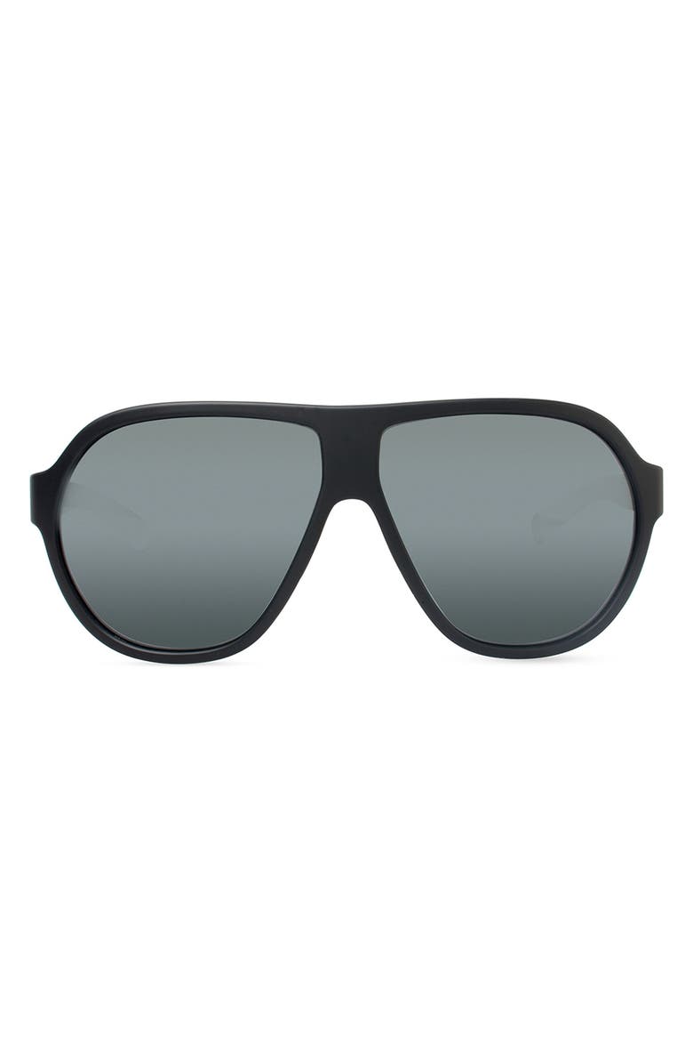 Modo Suzuka 61mm Pilot Sunglasses, Main, color, Matte Black