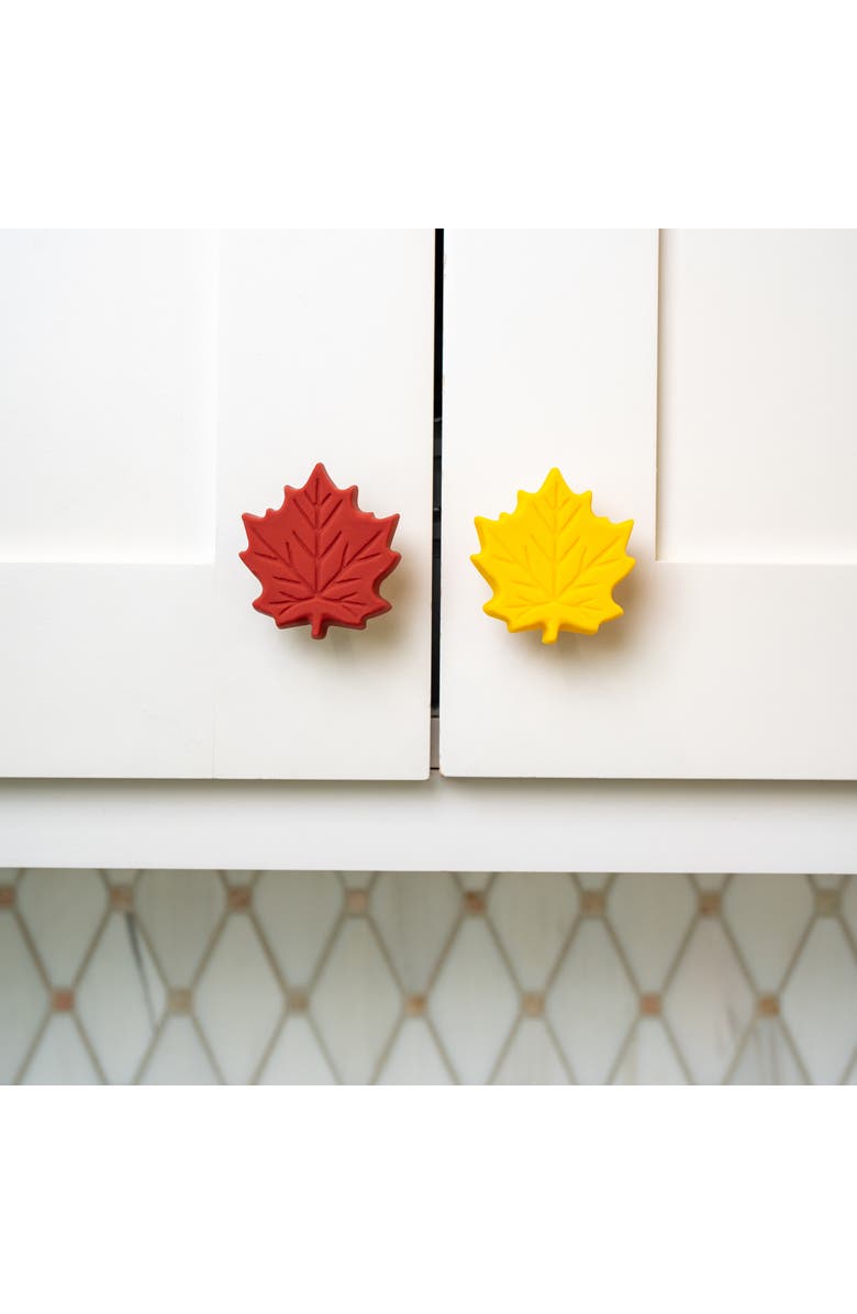 Knobēz Decorative Knob Cover, Fall Leaf, 12 Pack, Alternate, color, 