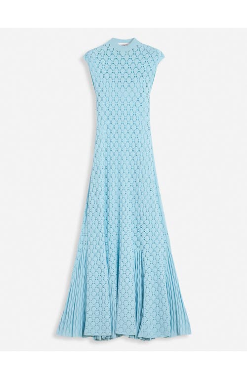 Lanvin Robe Longue Ajustee Pour Femme In Budgie