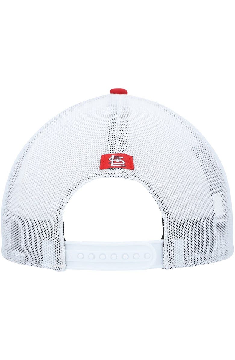 '47 Men's '47 Red/White St. Louis Cardinals Burgess Trucker Snapback Hat, Alternate, color, Red