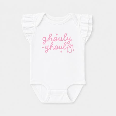Ghouly Ghoul Infant Flutter Sleeve Bodysuit