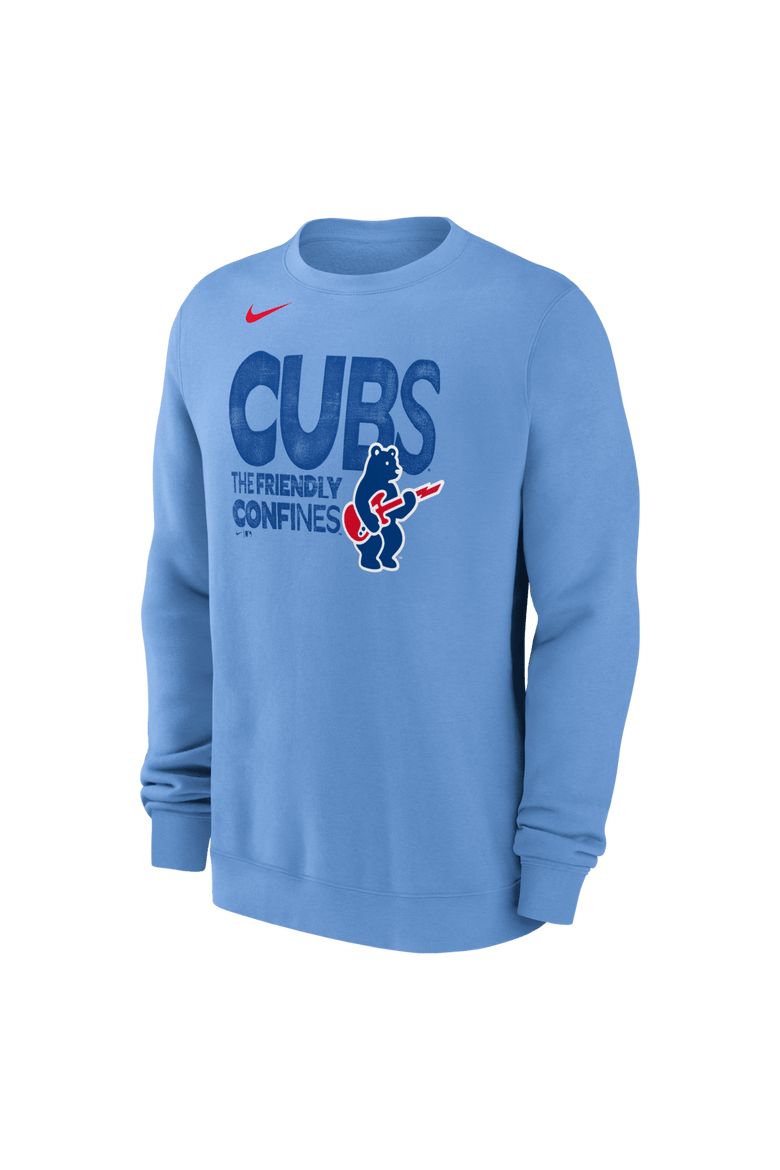 Men's Nike Light Blue Chicago Cubs Electric Bear Sweatshirt, Alternate, color, Light Blue