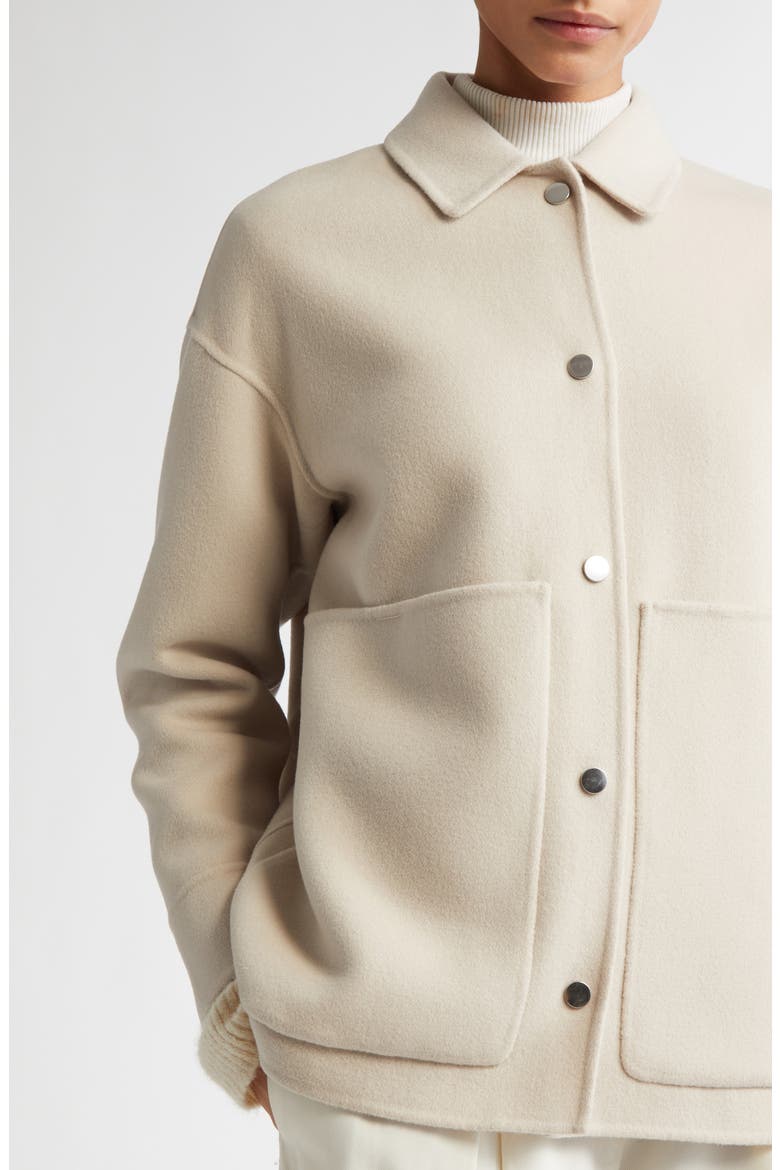 Calla Wool Coat, Alternate, color, ECRU