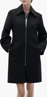 MANGO Straight Cut Coat