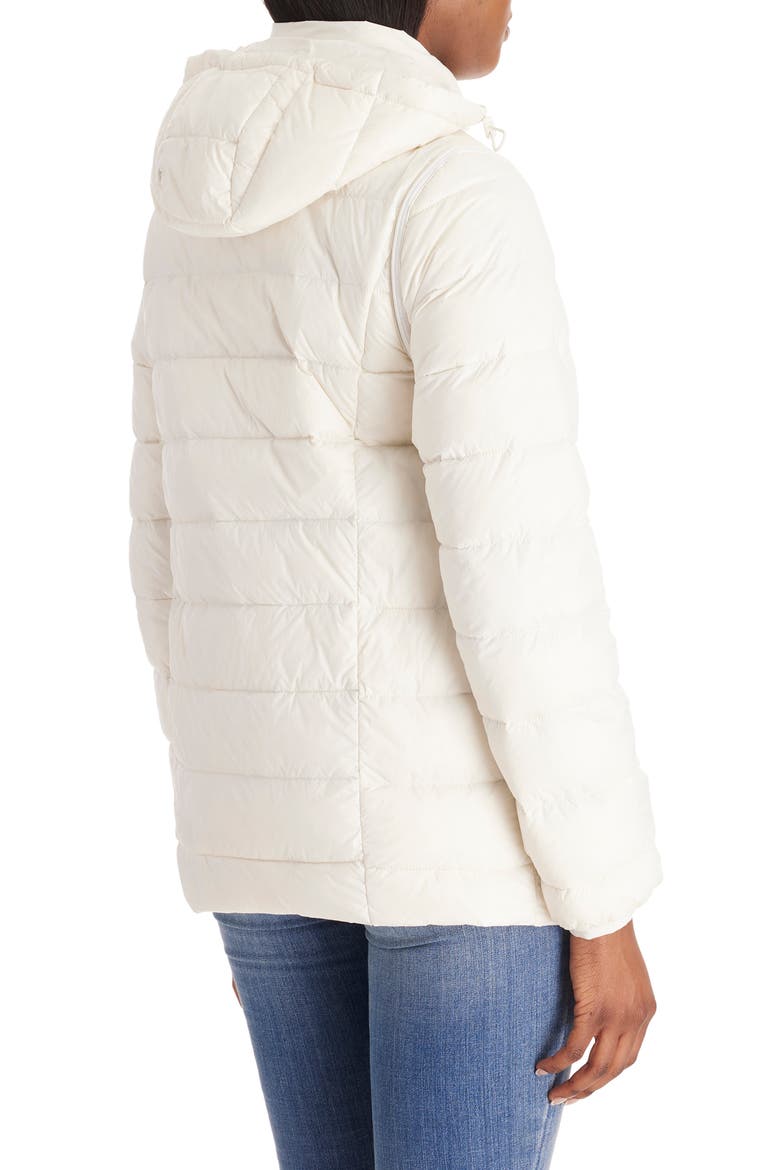 Lightweight Puffer Convertible 3-in-1 Maternity Jacket, Alternate, color, EGG SHELL