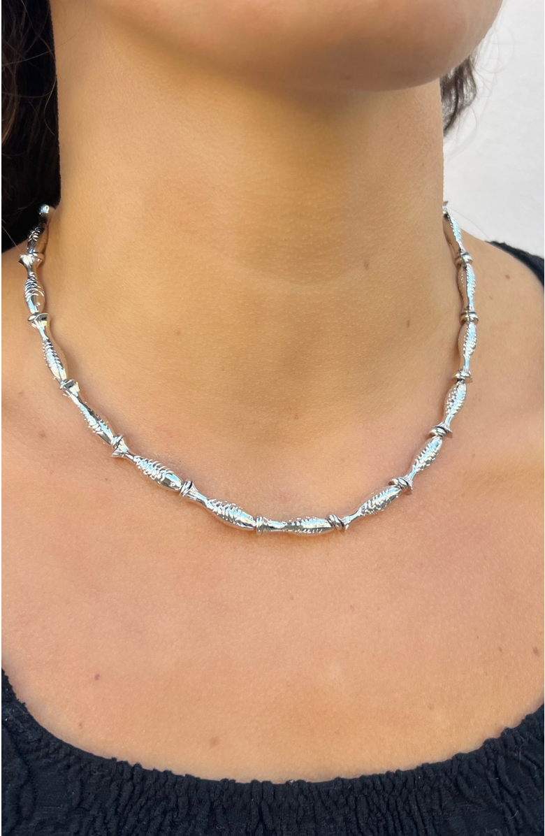 HOLST+LEE Catch of the Day Necklace, Alternate, color, Silver