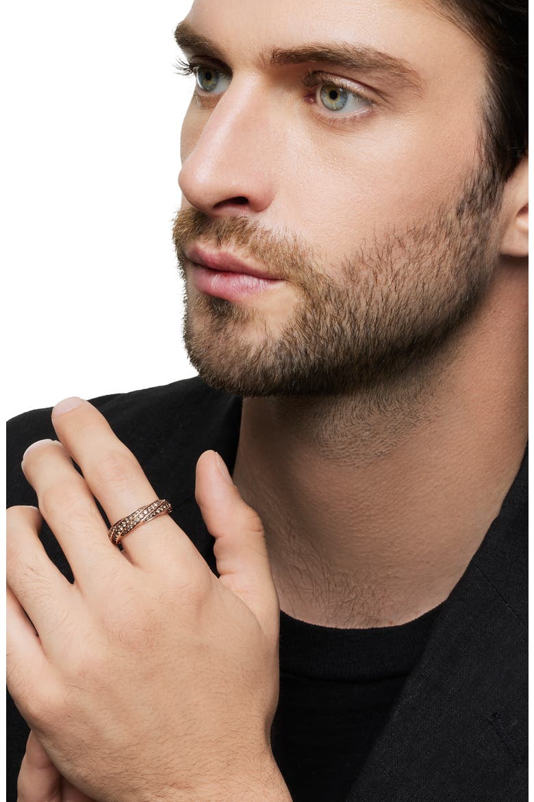 Cable Edge Band Ring, Alternate, color, 18K ROSE GOLD RECYCLED